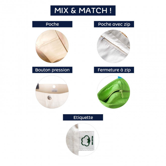 SAC SUR MESURE PERSONNALISABLE MIE 'EFFRONE PLUS'