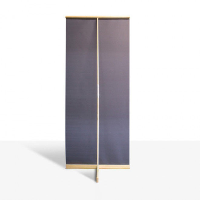 L BANNER PUBLICITAIRE EN BOIS 'REKA' 