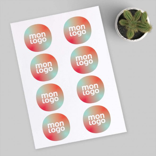 PLANCHE DE STICKERS PERSONNALISÉE 'OTTI' 25 CM²