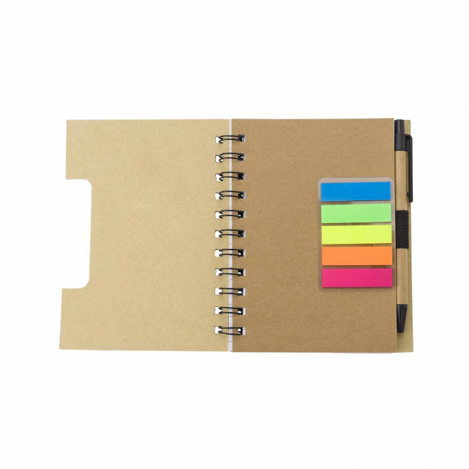 CARNET BAMBOU AVEC STYLO PERSONNALISABLE 'WHIM STICK'