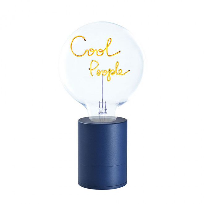 AMPOULE PERSONNALISEE 2 LIGNES 'LAMPUN'