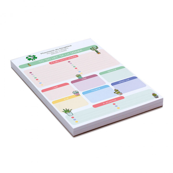 BLOC NOTES PERSONNALISE ENCOLLE A5 'PRATO'