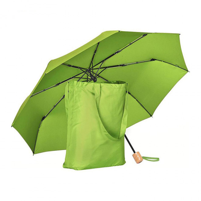 PARAPLUIE PUBLICITAIRE DE POCHE AVEC SAC FARE® 'LIVERPA'