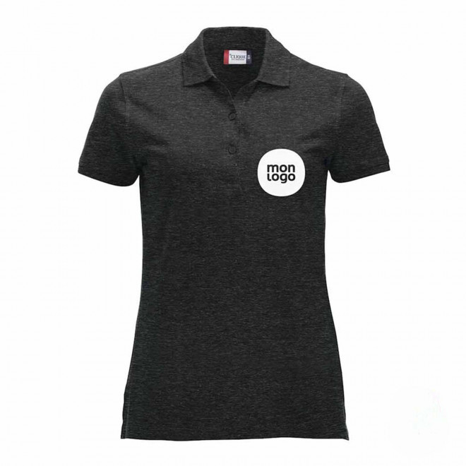 POLO PERSONNALISABLE FEMME NEW WAVE© 'BORDI'