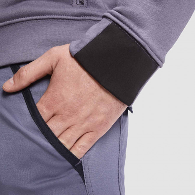 SWEAT PERSONNALISABLE COL DEMI ZIP 'MAVERICK'