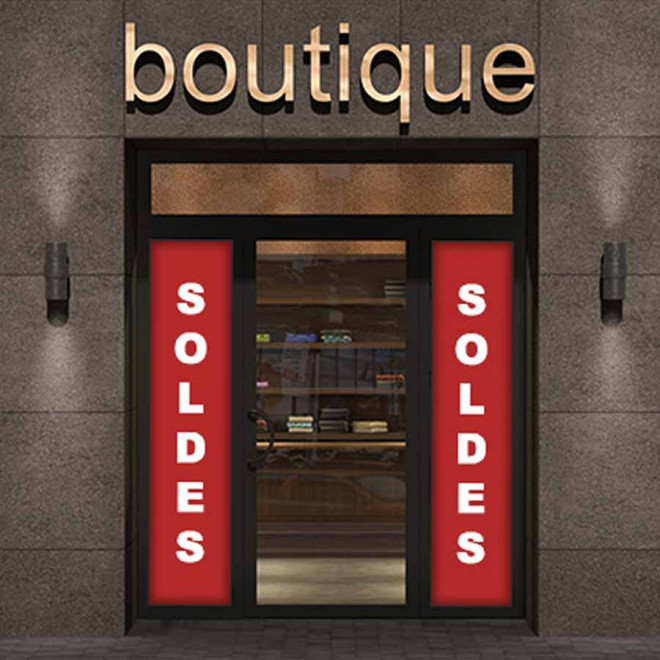 ADHESIF VITROPHANIE PERSONNALISABLE 'VITROADE'