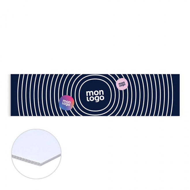 PANNEAU D'INFORMATION PERSONNALISABLE PVC 3 MM 'PANRIDE'