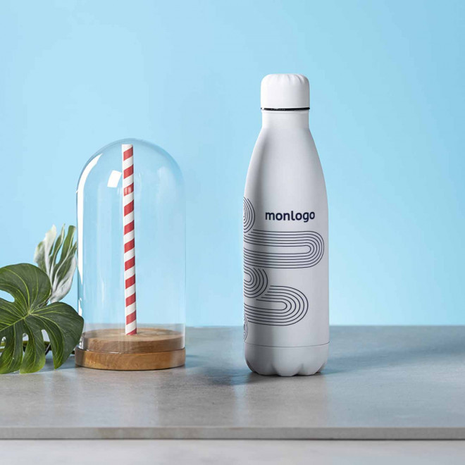 BOUTEILLE PUBLICITAIRE À FINITION MATE 790ML 'BROUDO'