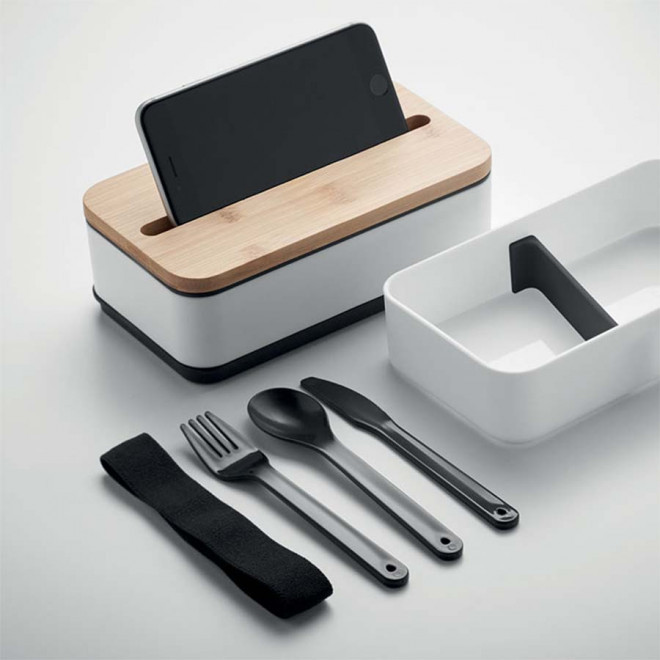 LUNCH BOX PUBLICITAIRE A DEUX NIVEAUX 'RAVUN'