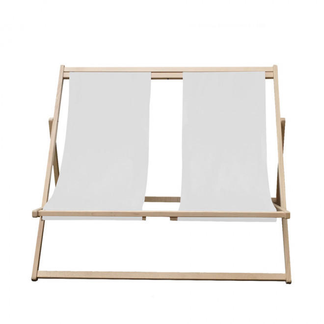 CHILIENNE PUBLICITAIRE AVEC DOUBLE TOILE 'DOBLO'