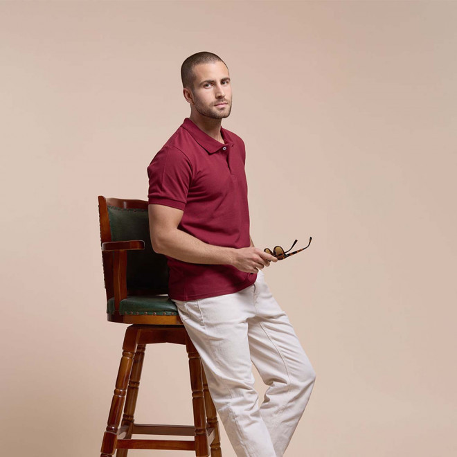 POLO MADE IN FRANCE PERSONNALISÉ HOMME COTON BIO 220G 'SARTRE'