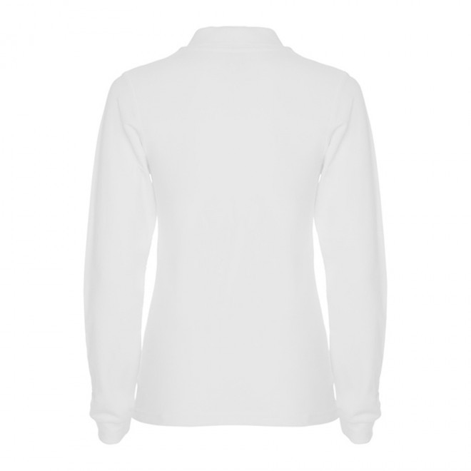 POLO PERSONNALISABLE ML FEMME BLANC 'ESTRELLO'