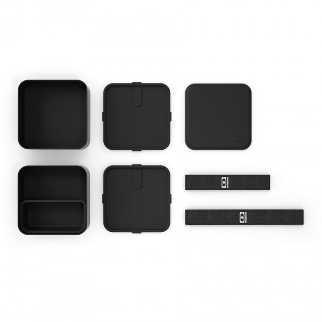 LUNCH BOX PERSONNALISABLE MB SQUARE MONBENTO® 'BLOUC'