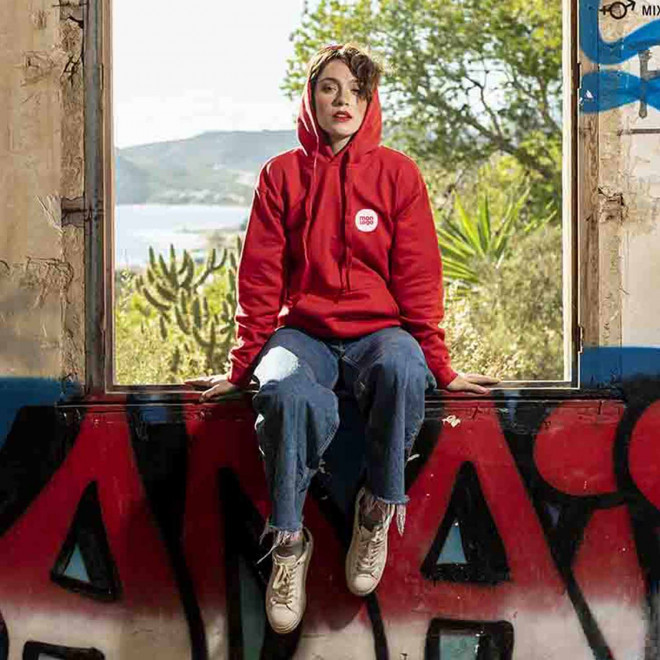 SWEAT PERSONNALISABLE CAPUCHE BIO 'STARLI' 