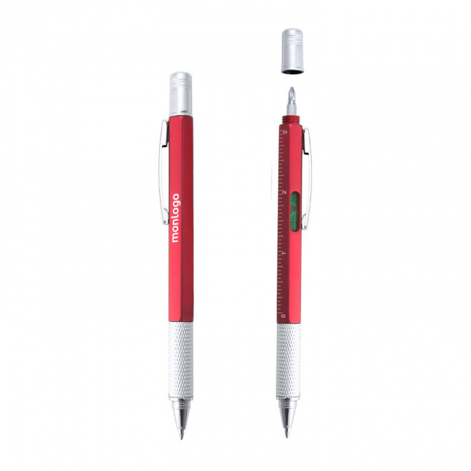 STYLO PERSONNALISABLE MULTIFONCTIONS ALUMINIUM 'SAURILA'