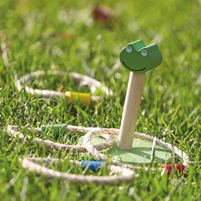 JEU D'ANNEAUX PERSONNALISE EN BOIS 'GRIGRIL'