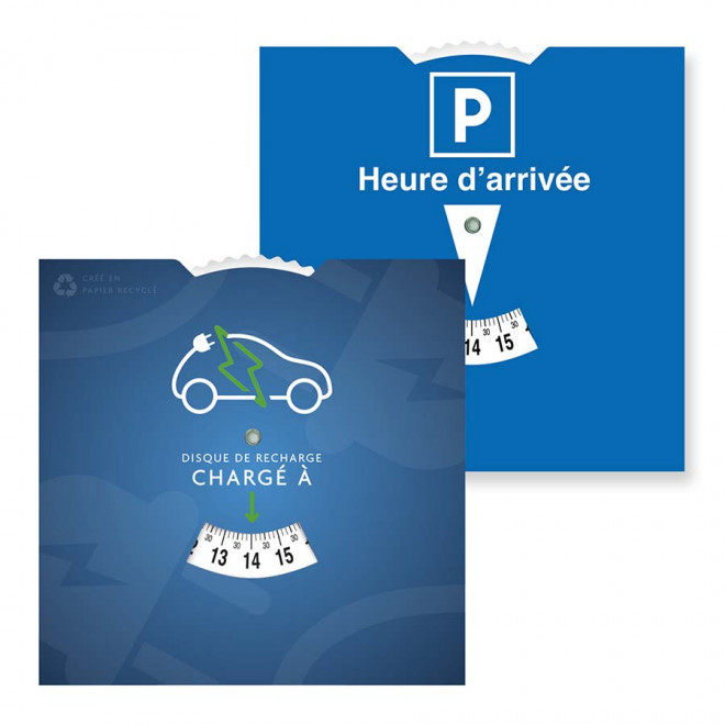 DISQUE STATIONNEMENT PUBLICITAIRE 'APARKA ELEC'