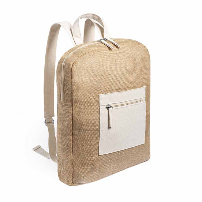 SAC A DOS EN JUTE PUBLICITAIRE 'KEMBA' 