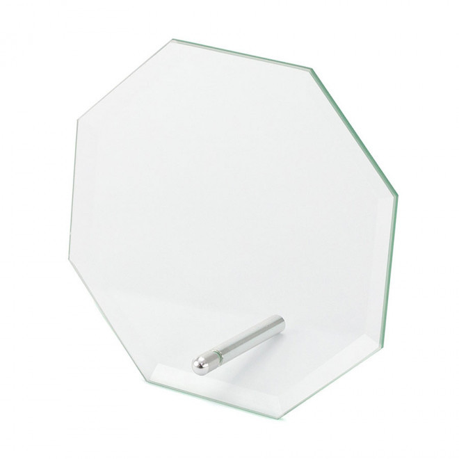 PLAQUE TROPHÉE PERSONNALISÉE EN VERRE 'VICKY' 