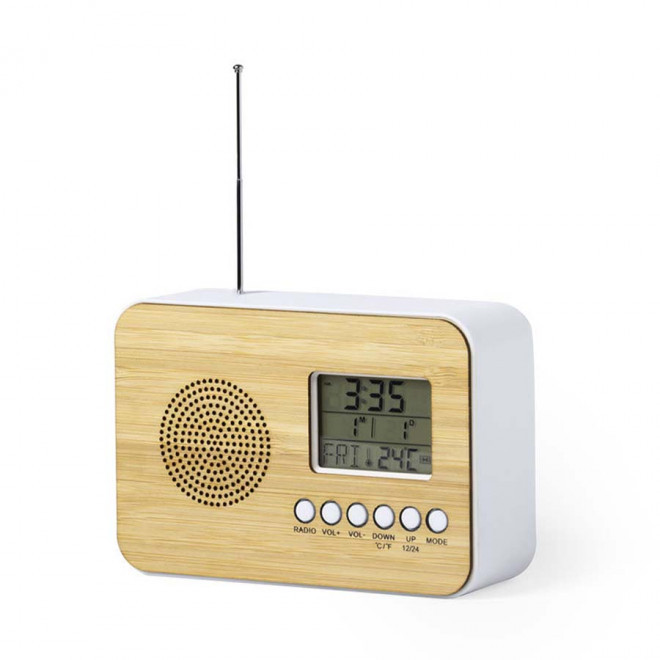 HORLOGE REVEIL RADIO PUBLICITAIRE 'TULIX'