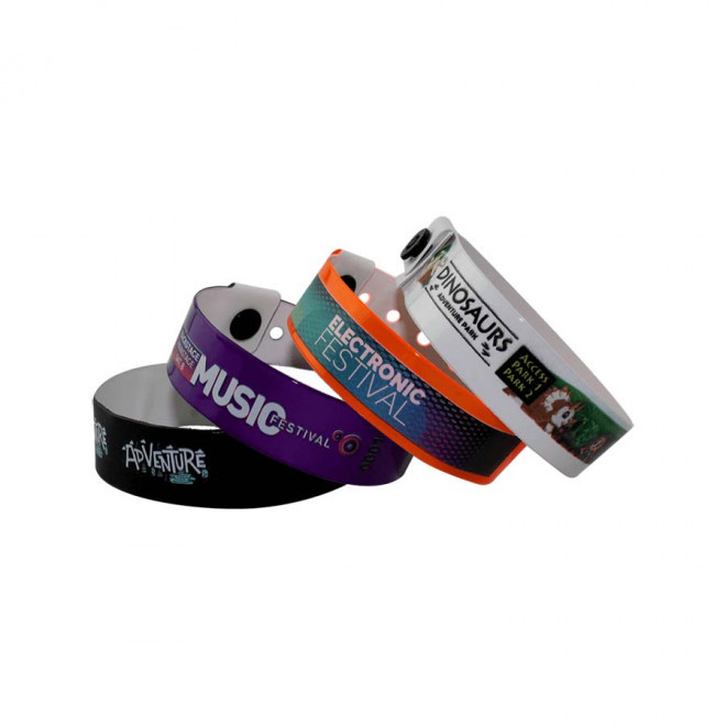 BRACELET PERSONNALISÉ EN VINYLE 'PUNCHY' 