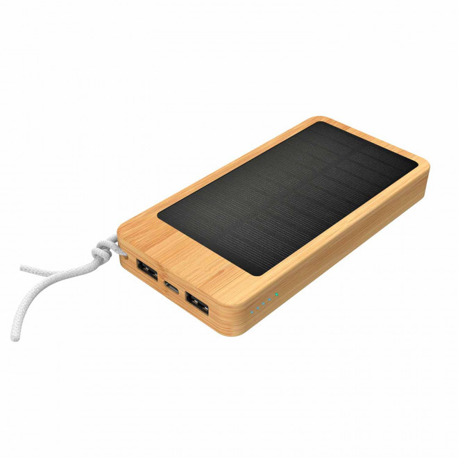 BATTERIE SOLAIRE PUBLICITAIRE 10 000 MAH LIVOO® 'FUDO'