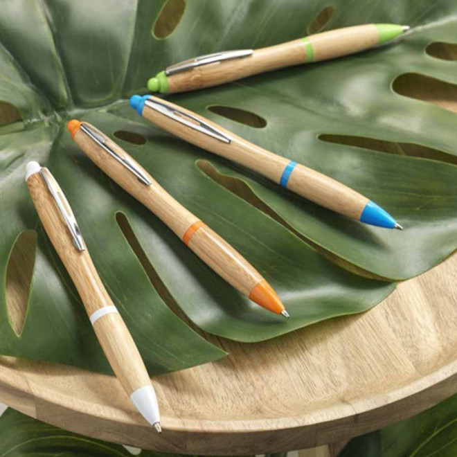 STYLO EN BAMBOU PUBLICITAIRE 'RIOWOOD' RAPIDE 4J
