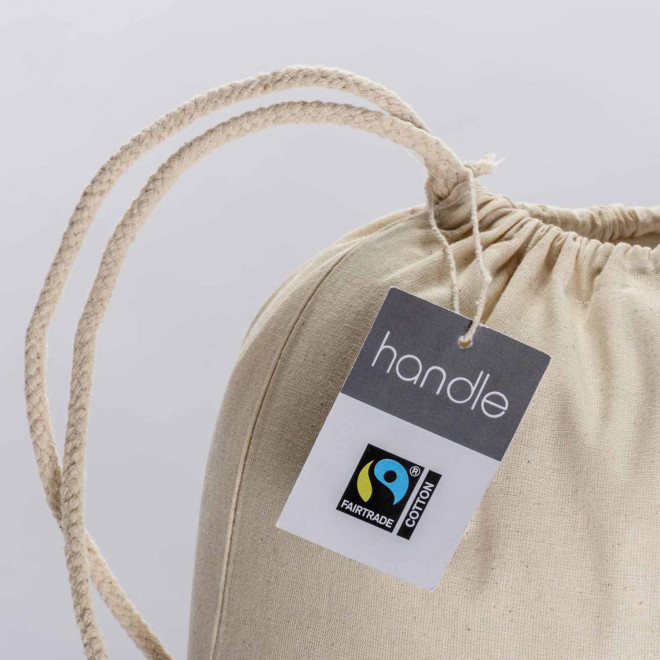 SAC A DOS CORDE COTON PERSONNALISABLE 'RHIDA FAIRTRADE'
