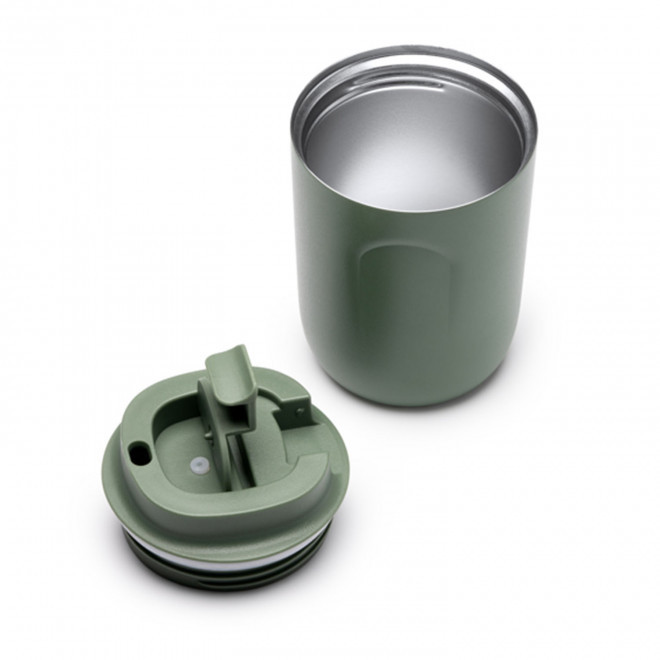 MUG ACIER ISOTHERME PERSONNALISABLE 250ML 'CLEROU' 