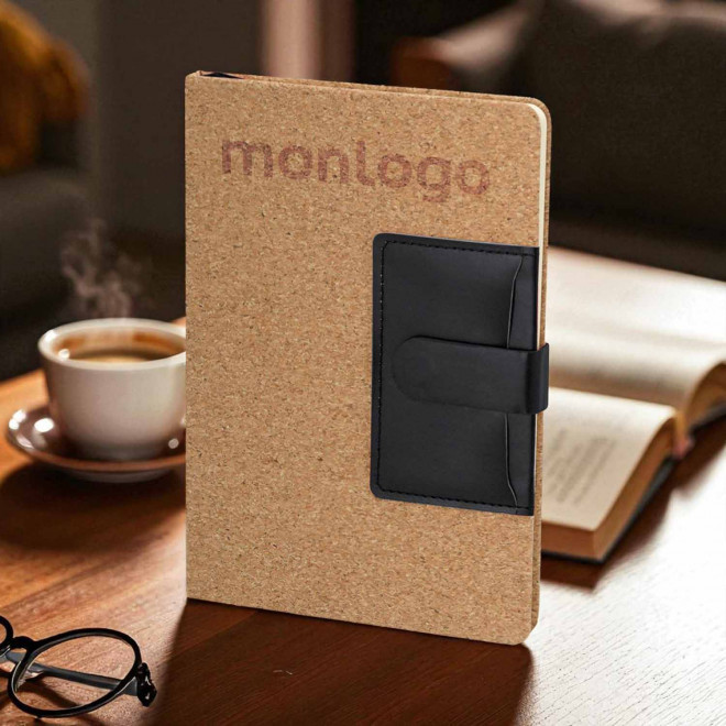 CARNET EN LIEGE PORTE CARTE PERSONNALISE 'VAU LIEGE'