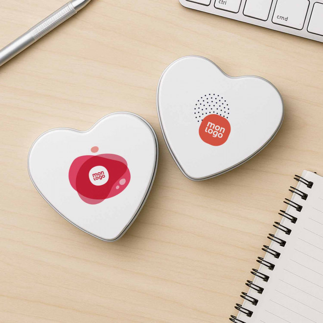 BOITE METAL SOUVENIR PERSONNALISEE 'VAL THO COEUR'