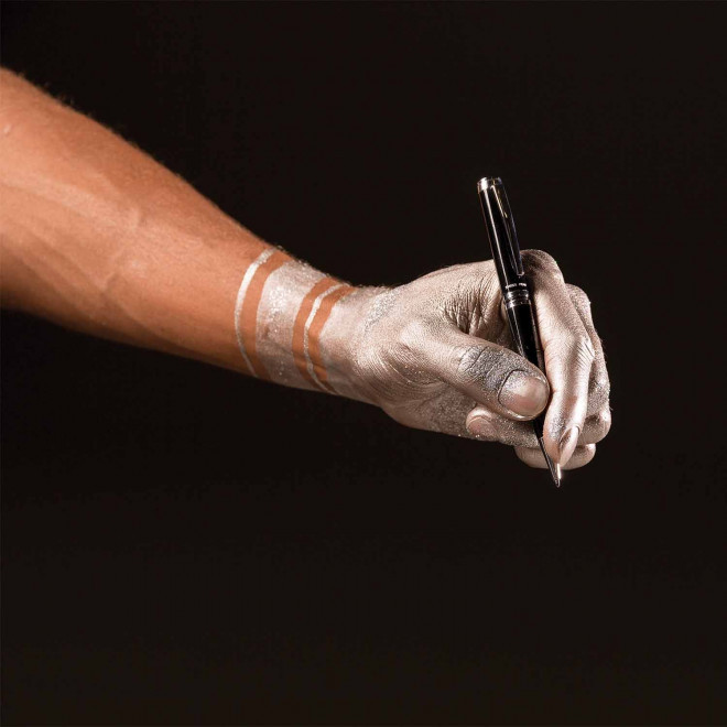 PARURE PERSONNALISABLE EN LAITON SWISS PEAK 'CEDI'