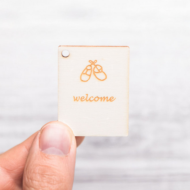 ETIQUETTE HANDTAG CADEAU PERSONNALISEE 'YORSY BOIS'