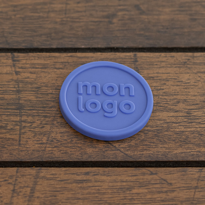 JETON PERSONNALISE EN PLASTIQUE GRAVE 'MONNET'