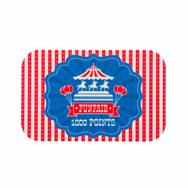 JETON FETES MANEGE PERSONNALISE 'FUNZY QUADRI 8.5x5.4'