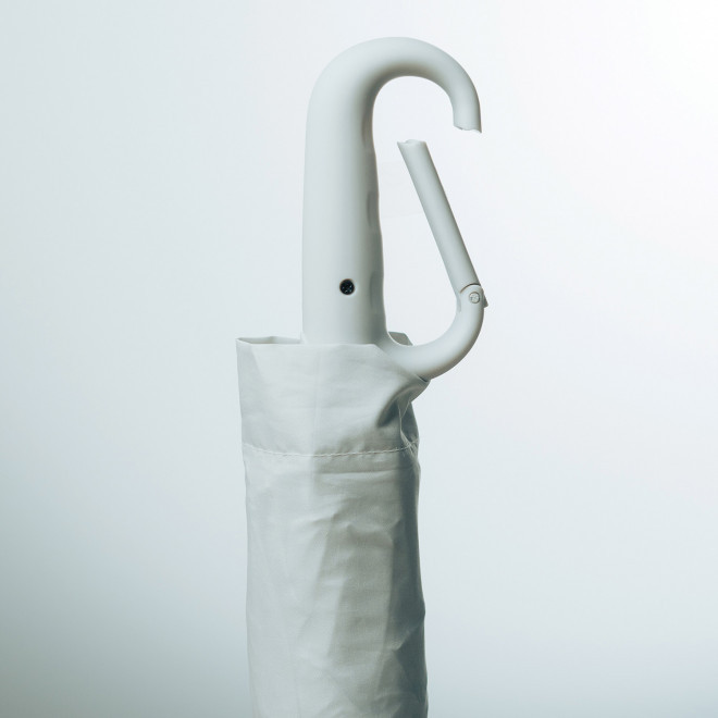 PARAPLUIE AVEC MOUSQUETON RPET PERSONNALISABLE 'YARA' 