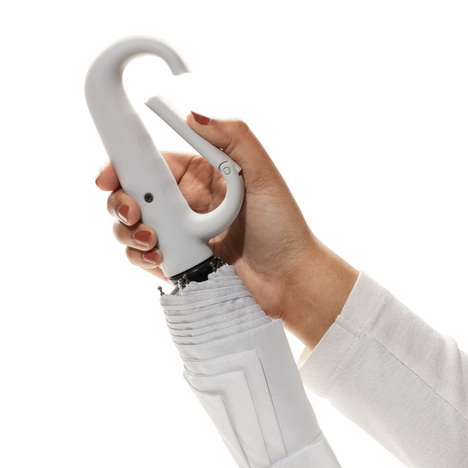 PARAPLUIE AVEC MOUSQUETON RPET PERSONNALISABLE 'YARA' 