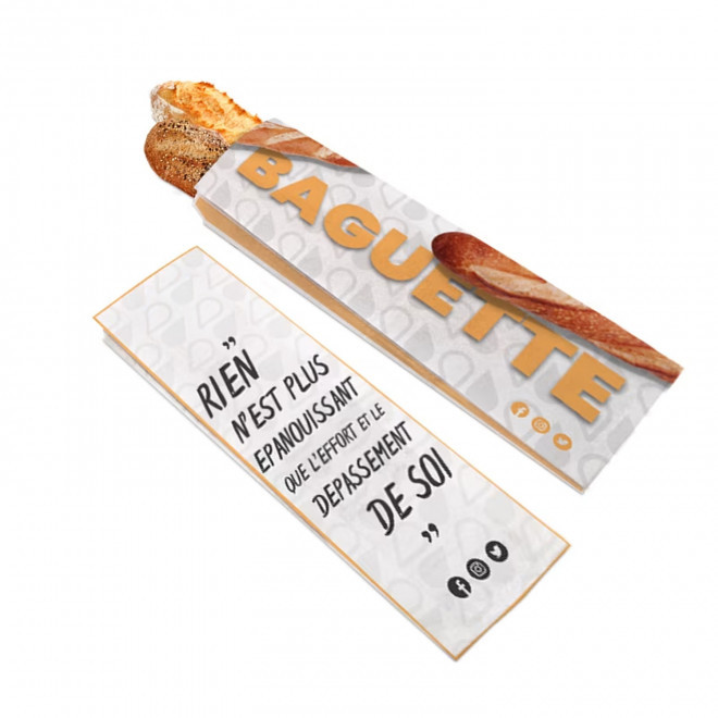 SAC A PAIN EN PAPIER PERSONNALISABLE 'BANYETTE'