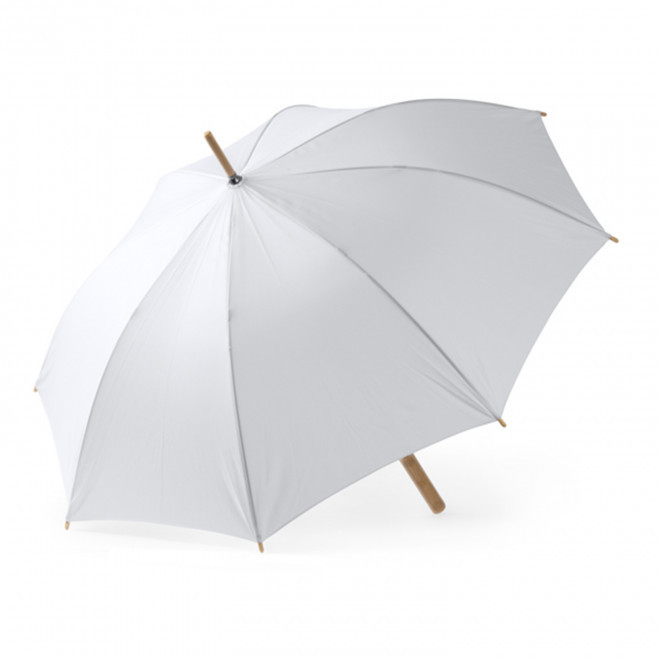 PARAPLUIE MANCHE DROIT BAMBOU PERSONNALISABLE 'BAMPLUI'