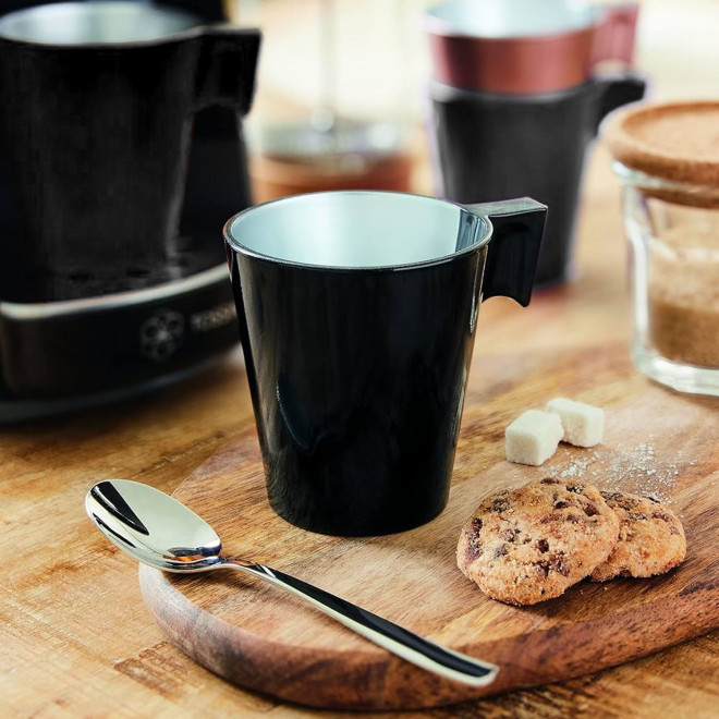 COFFRET 2 MUGS EN VERRE MIF 220ML PERSONNALISABLE 'FLASHY'