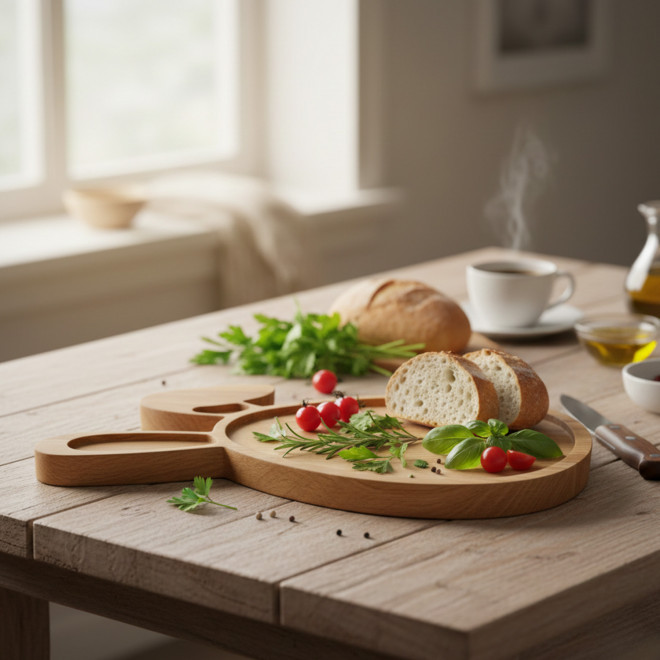 PLANCHE A DECOUPER HETRE PERSONNALISABLE 'BEECH LAPIN'