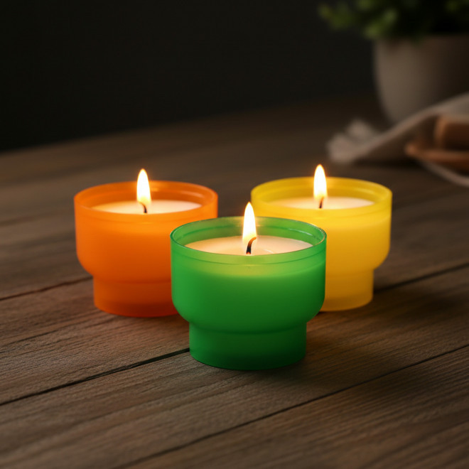 BOUGIE PERSONNALISABLE POT EN AMIDON MAIS 'MAISBOU MINI'