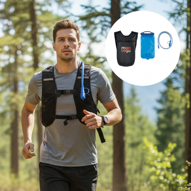 GILET D'HYDRATATION PERSONNALISABLE 'PEPERE'