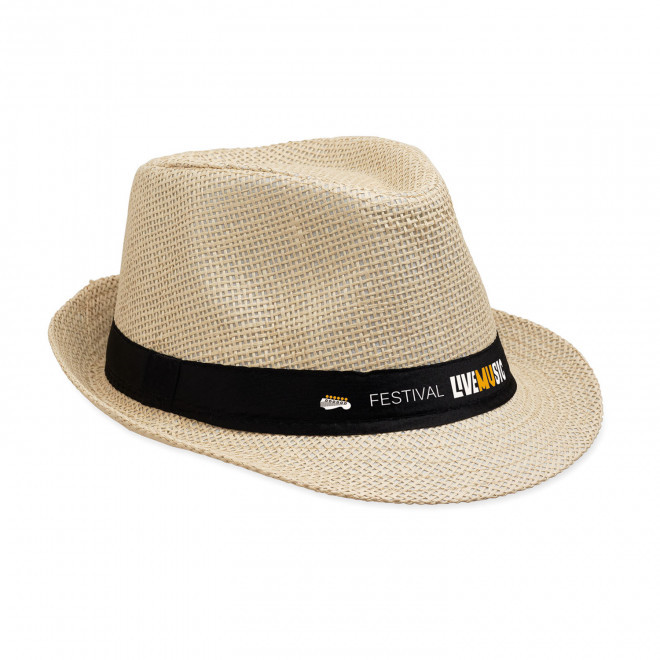 CHAPEAU PERSONNALISABLE 'COBOCHIC PAILLE COLOR'
