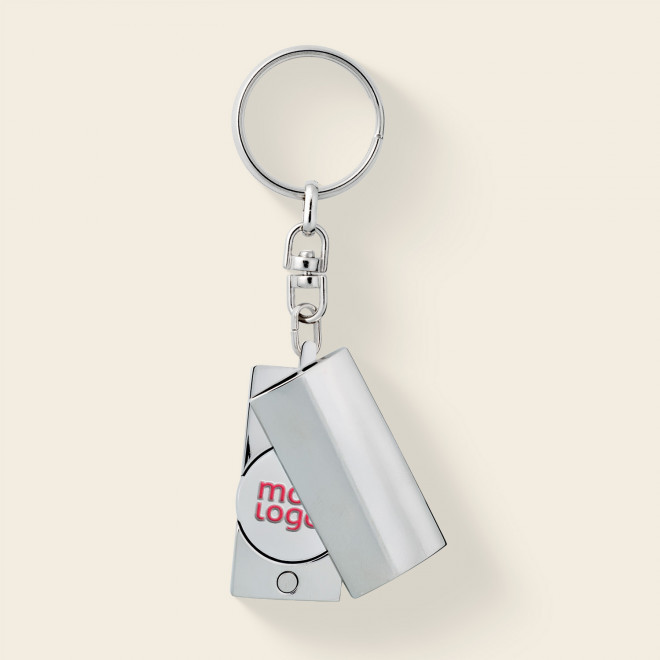 PORTE CLE JETON EN ZAMAC PERSONNALISE 'MOMSY TOTEM'