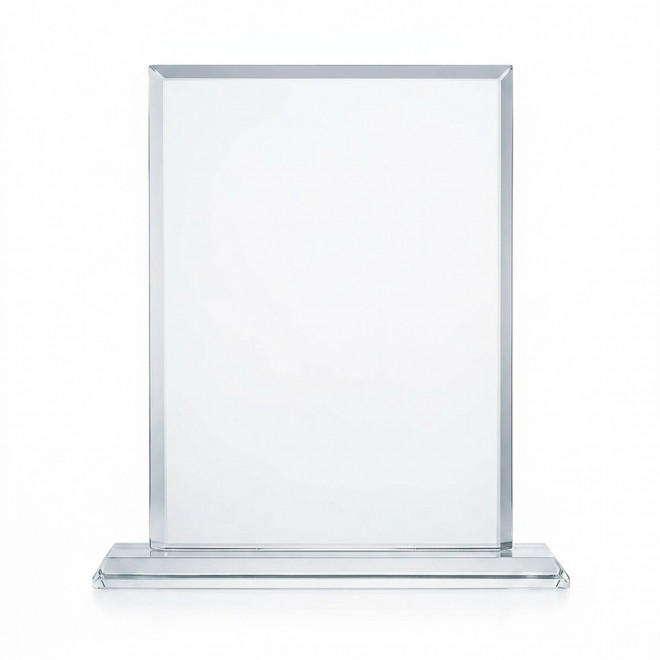 TROPHEE EN VERRE PERSONNALISE 'VICKY QUADRI RECTANGLE'