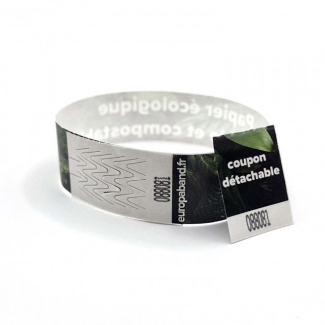 BRACELET PAPIER BIODEGRADABLE PERSONNALISABLE 'GUEST'