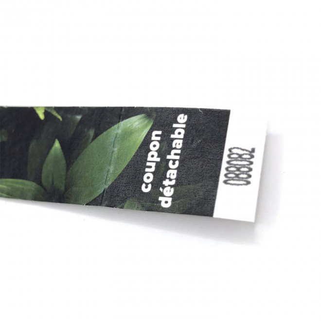 BRACELET PAPIER BIODEGRADABLE PERSONNALISABLE 'GUEST'