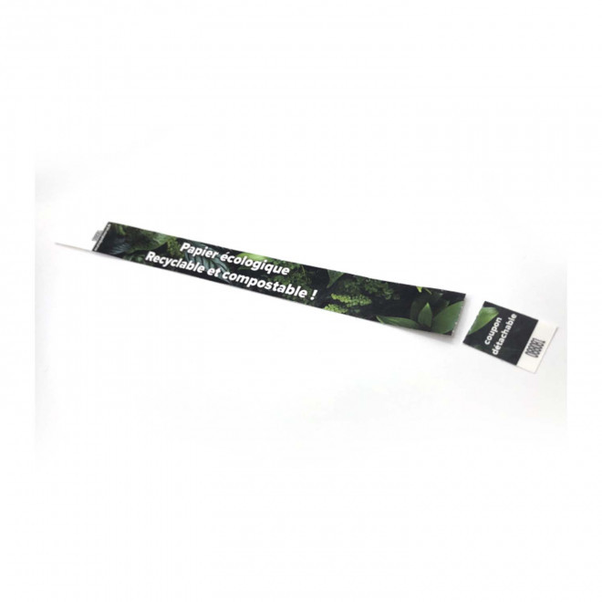 BRACELET PAPIER BIODEGRADABLE PERSONNALISABLE 'GUEST'