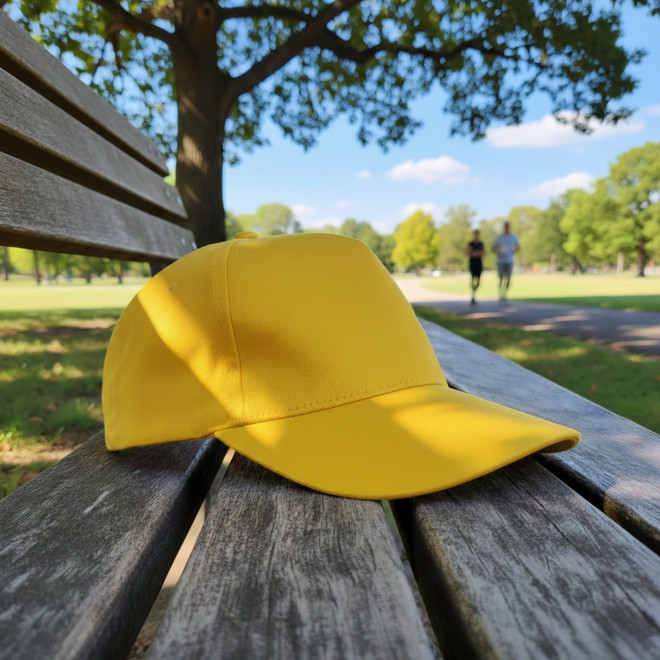 CASQUETTE PERSONNALISBALE ENFANT 5 PANS 'BASICA POLYESTER'